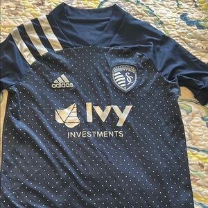 Adidas Kids Blue Soccer Jersey